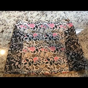 Topshop Patterned Mini Skirt